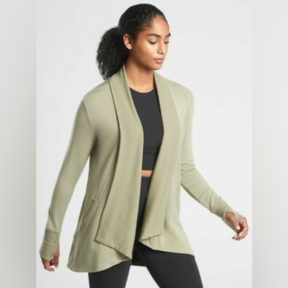 Athleta Pranayama Wrap | Shadow Olive
